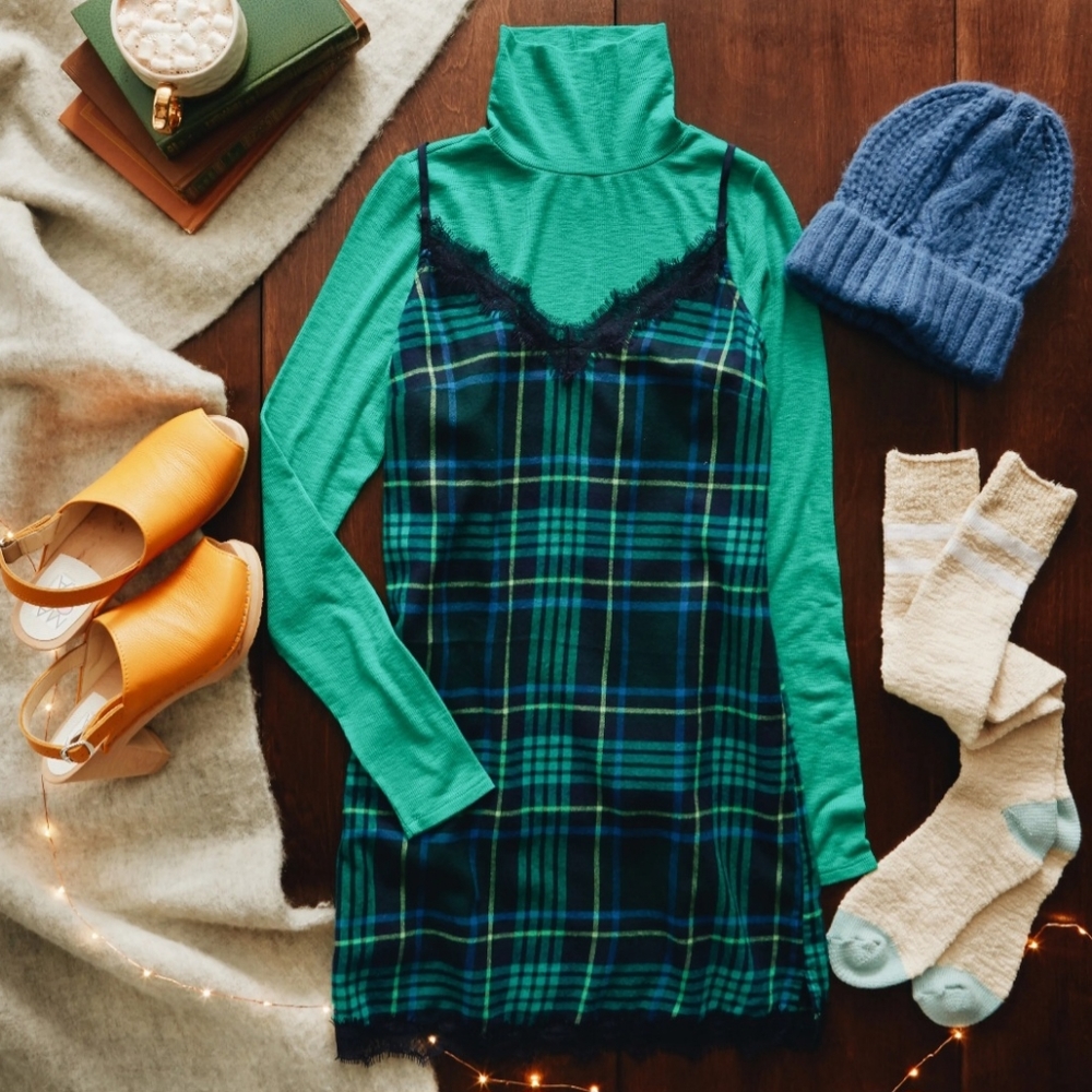Aerie plaid night dress